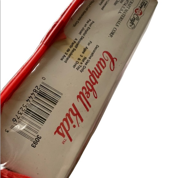 Campbell Soup Kids Vintage 1995 Fibre Craft Collector 5" Zipper Case New NIP - Picture 6 of 7